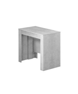 TAVOLO CONSOLLE MULTIPOSIZIONE ESTENSIBILE CEMENTO, 90X51X78 CM